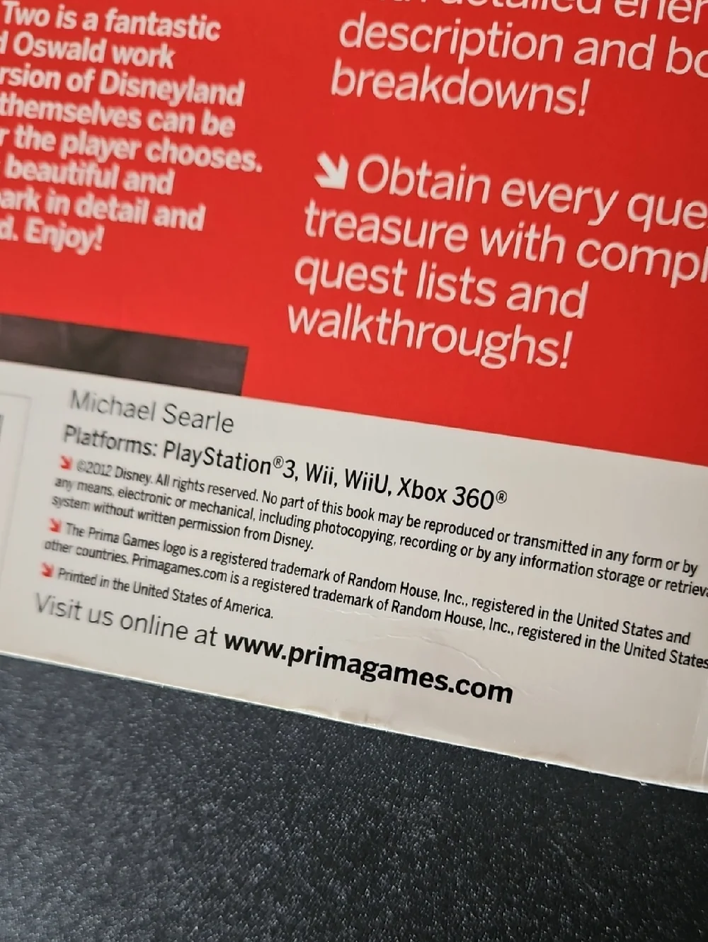 Disney Epic Mickey 2: The Power of Two Official Game Guide